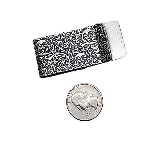Handmade Embossed Brass Tiger Money Clip2