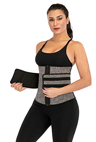 Women Hot Sweat Neoprene Waist Trainer Corset Trimmer Belt High Compression Body Shaper Slimming Sauna Suit #TOP1
