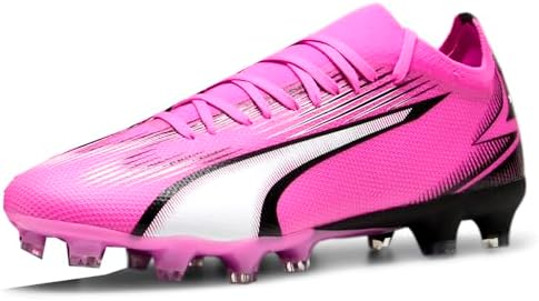 Amazon | PUMA メンズ ウルトラマッチ サッカースパイク - ピンク