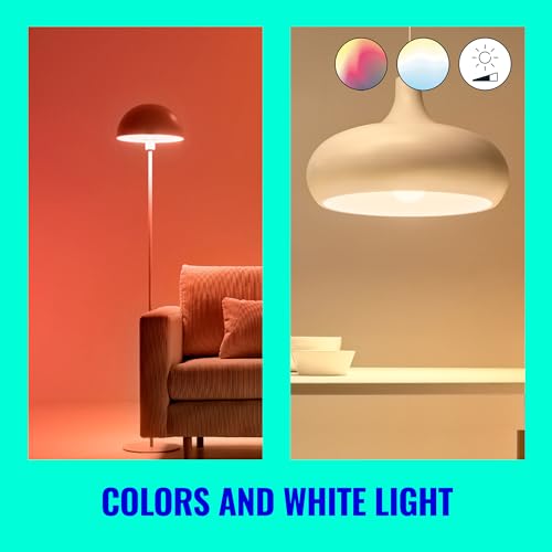 WiZ Smart LED A60 Bulb, Warm to Cool White, E27 Base, 60W, 806 Lumens, Dimmable, Works with Alexa, Google Assistant, and Apple Home, Pack of 1