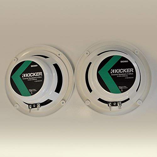 Kicker White OEM Replacement Marine 6.5