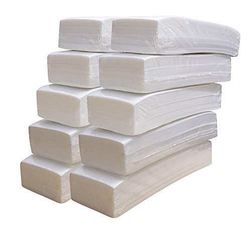 Crisnails - Bandas de Papel para Depilación con Cera, 10 Paquetes (1000 Unidades)