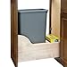 Rev-A-Shelf 4WCSD-1550DM-1 50 Quart Single Waste Unit With Tandem Soft Close And Servo Drive
