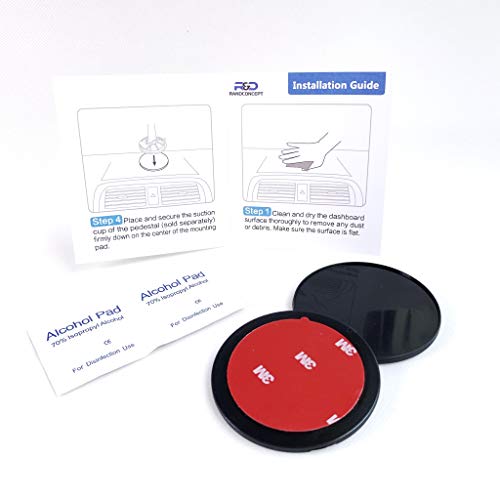 image for Randconcept Dashboard Pad Mounting Disk for Suction Cup Phone Mount & 