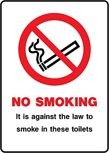 Panneau no smoking pour restaurant et hôtel signalisation loi toilettes