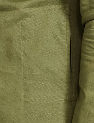 Image of Amazon Brand - Symbol Men's Cotton Solid Long Kurta Pyjama Set (2pcs)