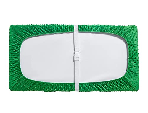 Blackleaf Baby Plush Minky Dot Changing Pad Covers, Minky Diaper Changing Table Pad Sheet Covers For Newborns Infants Baby Boys Girls (Fern Green) #TOP1