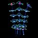 Uniclife Strip Coral Plant Ornament Glowing Effect Silicone Artificial Decoration for Fish Tank, Aquarium Landscape - Green
