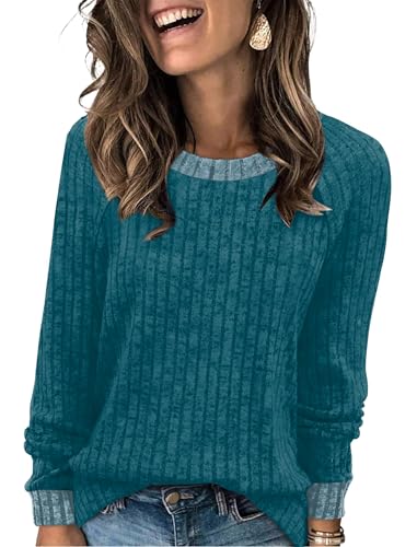 WIHOLL Womens Tops Business Casual Outfits for Women Fall Sweaters for Women Plus Size Fall Fashion Winter Clothing Womens Blouses Dressy Casual Trendy