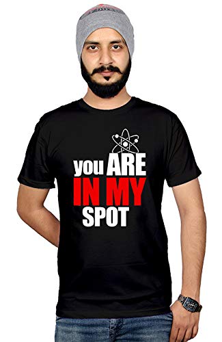 Image of Workshop Men & Womens Cotton Round Neck T-Shirt, Bazinga, Big Bang Theory Funny Quotes Tees Black