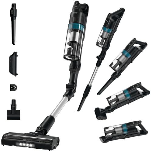 Hoover HF1 Plus Aspirateur Balai sans Fil Puissant Léger Tube Flexible165 W, Brosse Anti-emmêlement, Multi-sols Eclairage LED, Mode...