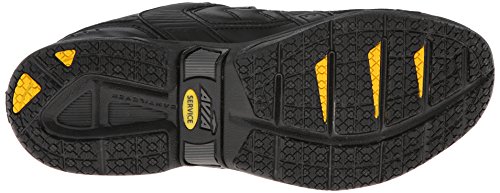 AVIA Sapato masculino Avi-Union Strap Service, Preto/cinza ferro, 9.5