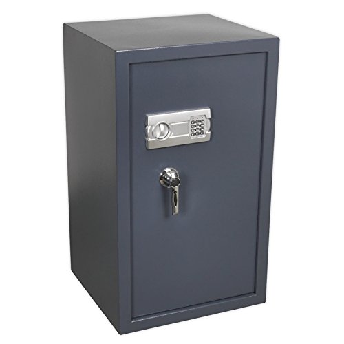 SealeySECS06 Electronic Combination Security Safe, 515mm x 480mm x 890mm, Grey