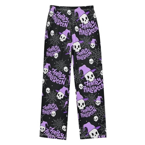 visesunny Boys' Pants Cute Pattern Print Jogger Pants Elastic Waist Long Bottoms Trousers with Two Pockets Size S-XL