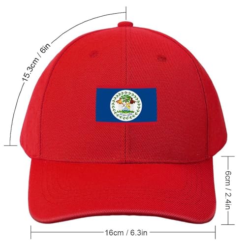 Belize Flag Children Baseball Cap Adjustable Snapback Trucker Hats Boys Girls Sports Outdoor Travel hat2