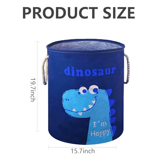 Image of Round Laundry Basket Storage Bins Nursery Hamper Gift Baskets for Home,Office,Home Decor