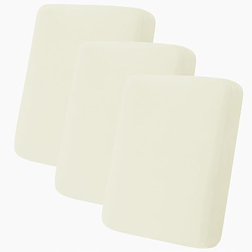 Miniatura 52 de hyha Fundas de cojín de sofá estampadas, fundas de sofá florales lavables para sofá de 3 cojines, fundas de cojín elásticas con patrón de Rojo y