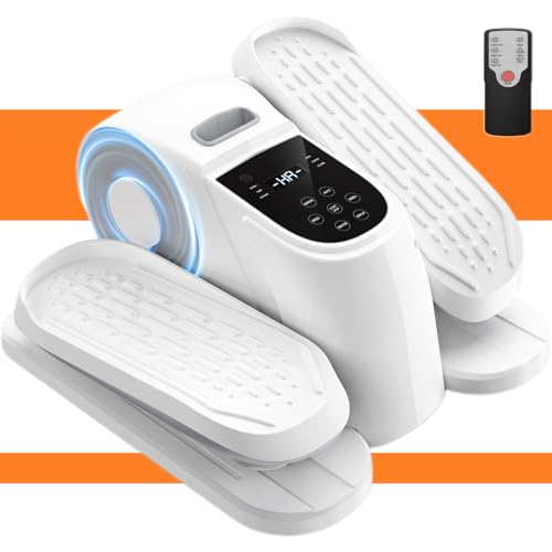 VIVURN® 028 Under Desk Elliptical 12 Speed 5 Modes Motorized Leg Exerciser While Sitting for Seniors As Seen on TV Low Impact Electric Pedal Exerciser with Non-Slip Mat Quiet for Home and Office