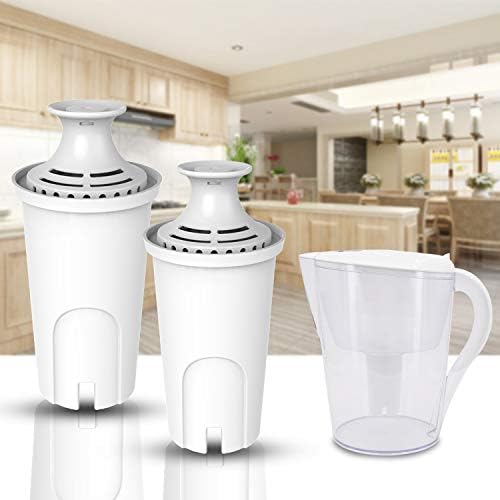 Miniatura 5 de Repuesto para filtro Brita, filtro de agua estándar Brita, filtro de agua para jarra compatible con Classic OB03, Mavea 107007 y más, suministro de