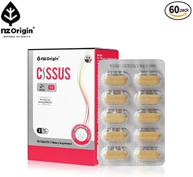 Miniatura 2 de NZ Origin Cissus Quadrangularis Suplemento de extracto de hierbas tradicionales de 800 mg  Fórmula sin OMG y sin gluten  60 cápsulas