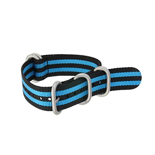 Bracelet de montre en nylon sport chic pour homme et femme de 20mm