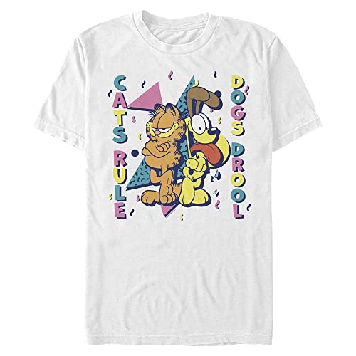 T-shirt Nickelodeon homme blanc 3XL vêtement imprimé chat coupe ample