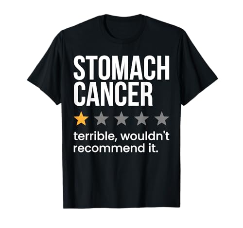 Cáncer de estómago Calificación de una estrella Conciencia sobre el cáncer gástrico Camiseta
