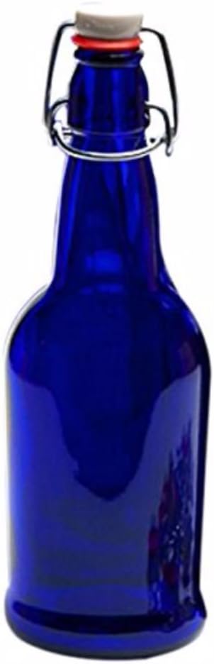 Home Brew Ohio Cobalt EZ Cap Kombucha Bottle, 1 x 32 oz., Blue