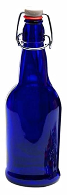 Home Brew Ohio Cobalt EZ Cap Kombucha Bottle, 32oz -