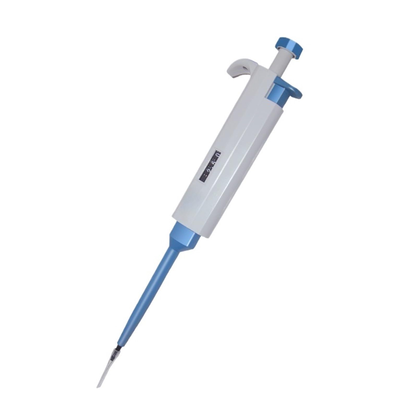 Micropipette, Set di pipette monocanale regolabili da 0,5 a 10 ul - Kit di pipettaggio da laboratorio professionale da 1 a 10 ml, preciso e regolabile(0.1-2.5ul)
