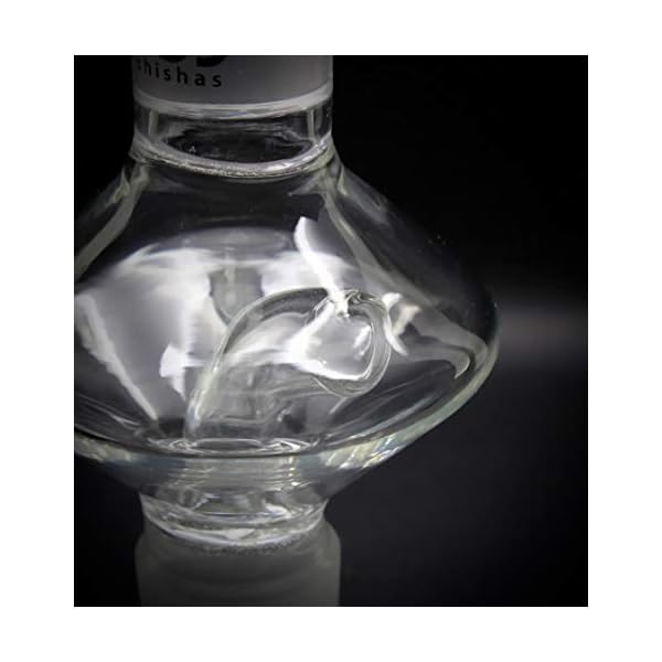 Budawi® Shisha Molassefänger UFO aus Glas für Wasserpfeife Glasbong 18.8 auf 29.2 Hookah Dud – Bild 5