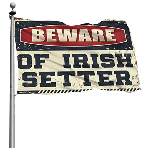 Drapeau Setter irlandais 152x244 cm pour décoration de chambre