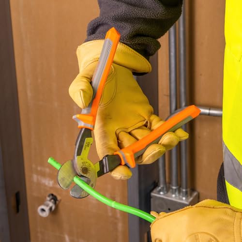 Klein Tools 63225RINS Cable Cutter, Made In Usa, Insulated High-Leverage Precision Cable Cutter Cuts Aluminum thumb #1