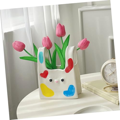 Vase à fleur de lapin en céramique Abaodam pour déco de table