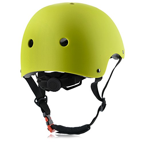 Kids Bike Helmet, Adjustable And Multi-Sport, From Toddler To Youth, 3 Sizes (Green) #TOP2