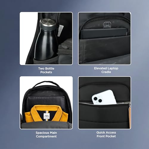 Image of HARISSONS Prizma Laptop Backpack | 35L | Durable & Travel-Ready | Elevated Laptop Protection | Office, Travel & Daily Commute