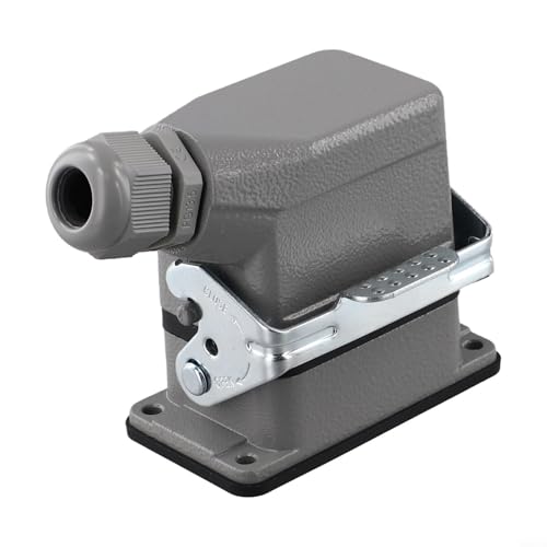 Carcasa de policarbonato con conector industrial de 6 pines y bloque de crimpado de 16A IP65 2