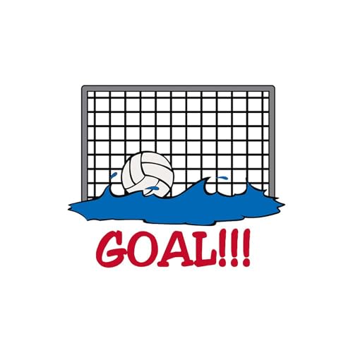 CafePress Water Polo Goal 10\"x3\" Rectangle Vinyl Bumper Sticker Car Decal - Thumbnail 2