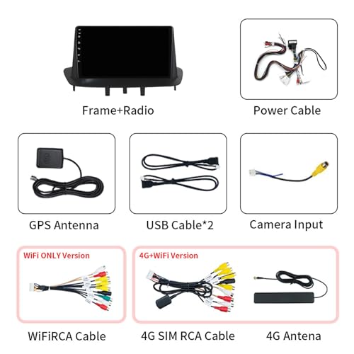 Pantalla táctil de 10" con Android 12 para Renault Megane 3: viaja conectado 8