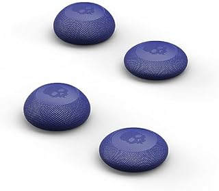 Skull & Co. Convex Thumb Grip Caps Joystick Cap Analogowa Stick Cap Thumbstick Grip Cover for Nintendo Switch Pro Controller & PS5 / PS4 / Slim/Pro Controller - Neon Blue, 2 pary (4 szt.)