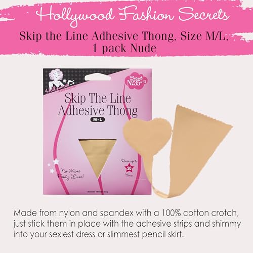 Hollywood Fashion Secrets, Reusable, Skip the Line Adhesive Thong3