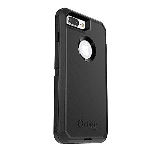OTTERBOX DEFENDER SERIES Case for iPhone 8 PLUS & iPhone 7 PLUS (ONLY) - Frustration FRĒe Packaging - BLACK