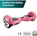 ACBK - Patinete Eléctrico Hover Autoequilibrio con Ruedas de 6.5" (Altavoces Bluetooth...