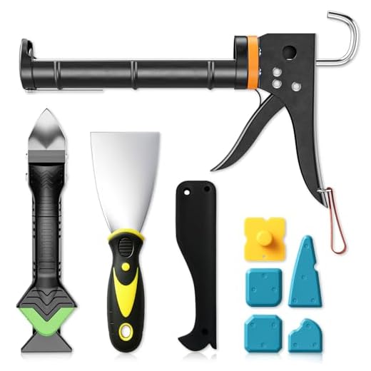 Professional Caulk Gun Kit with Tools
