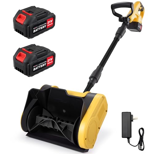 SIEARPUORL Cordless Electric Snow Shovel Yellow
