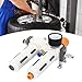 Tire Changer Oil Water Separator, Air Pressor Oil Water Regulator Separator with Pressure Gauge Tire Changer Air Pressor Fit Downward Opening Tire Changer Machine Part