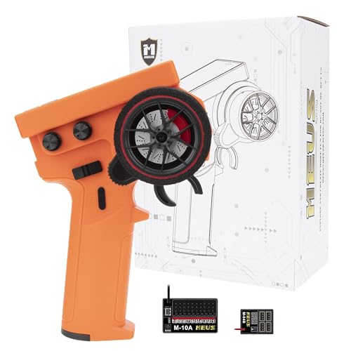 MEUS RACING ME-10B RC Transmitter 10 Channels 2.4GHz and Receiver with Coach Mode for...