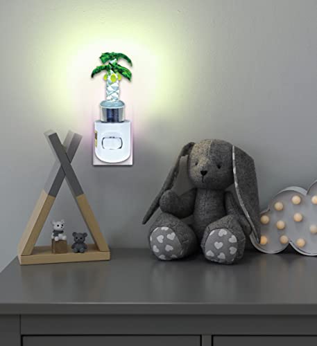 Puzzled Palm Tree Handcraft Art Glass Decorative Night Light Home Décor - Beach Theme - Unique And Elegant Gift #TOP6