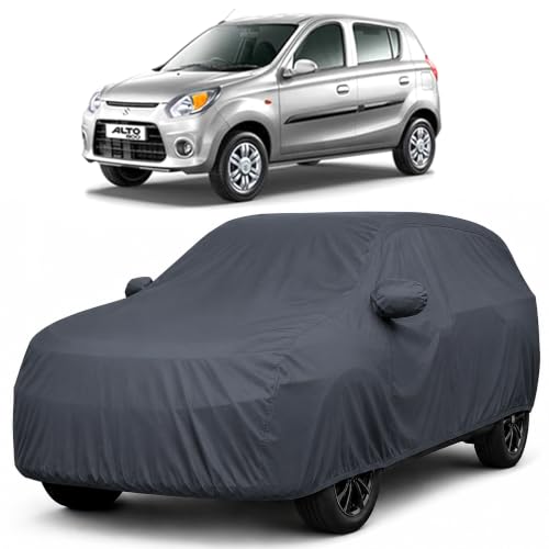 Image of Autofact Premium Car Cover for Alto 800 2022-2026 | All Weather Waterproof Full Body Car Cover | Light-Weight Triple-Stitched Outdoor Shield with UV Protection, Dustproof & Heat-Resistant
