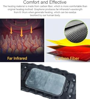 Cordless Heating Decompression Back Belt for Lower Back Pain Relief, Inflatable Lumbar Traction Device with Heating Pad Powered by 4000mAh Rechargeable Battery, One Size Fits 29-49 Waist